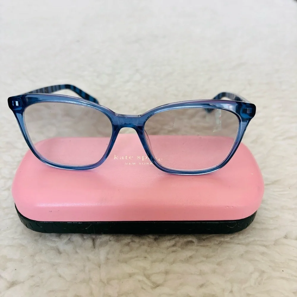 Kate Spade 2 Tone Blue Eyeglasses Frame Only w/ Case size 54 x 16 140